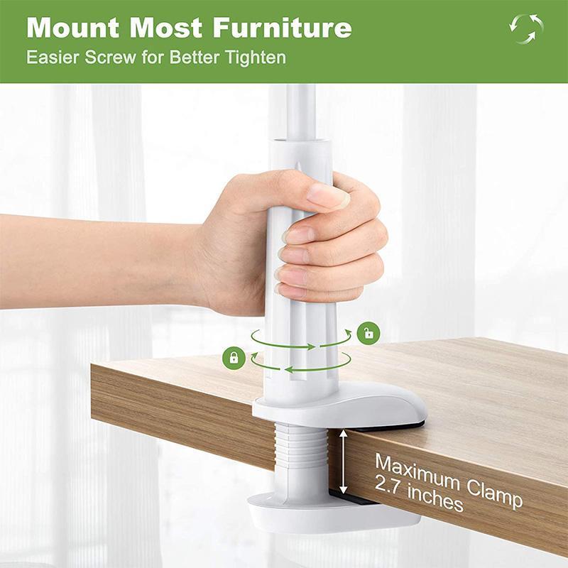 1pc Gooseneck Bed Phone Holder Stand 360°Rotation Adjustment With Spring-loaded Slip Lazy Flexible Mount Holder Bracket