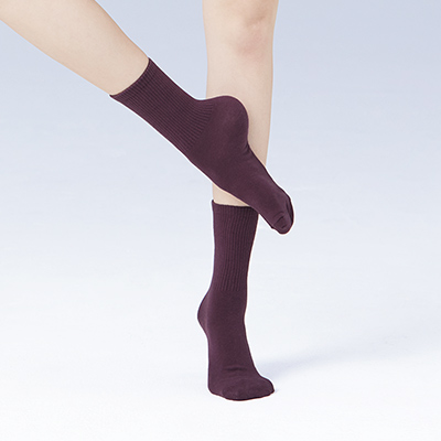 Women Modern Dance Socks Non-slip Dance Socks Classical Jazz Dance Practice socks Men Yoga Mid Tube Socks: Blue