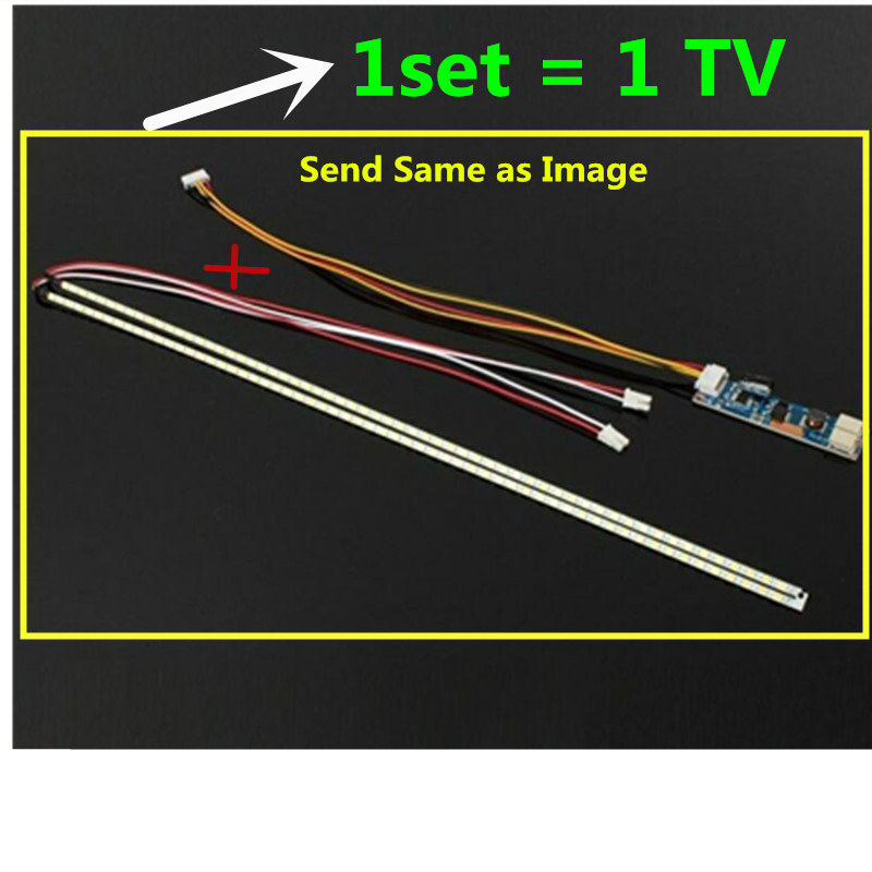 Kit d&#39;éclairage réglable LCD LED 17192224, 10 pièces, 5 téléviseurs, bande lumineuse à utiliser en dessous de 15 à 24 pouces, nouveauté 100%