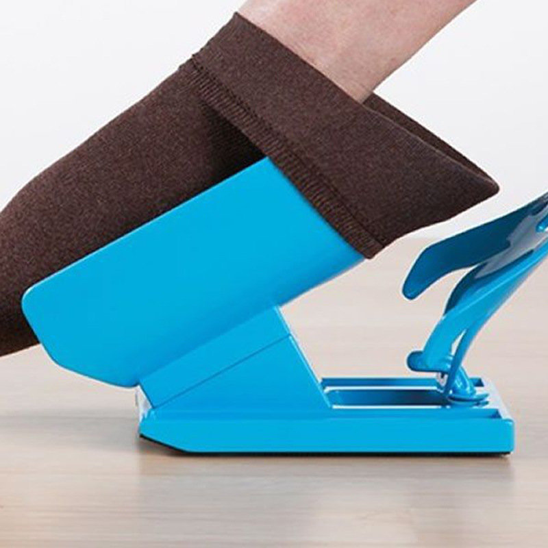 1pc Socke Slider Benötigen nicht Biegen Setzen Auf Oder Off Socken Aid Blau Helfer Kit Socken Fuß Brace Unterstützung persönliche Gesundheit Pflege