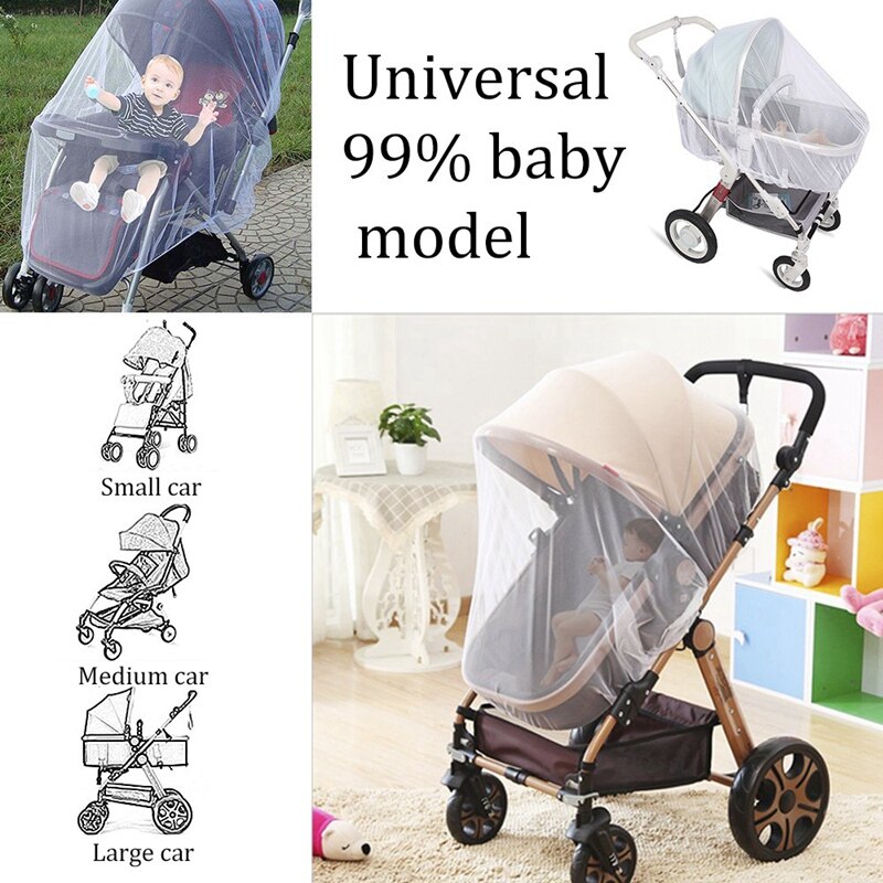 4 Pcs Baby Mosquito Nets Fit For Strollers Carriers Ultra Fine Mesh Protection Against Mosquitos Bees Flying Insects