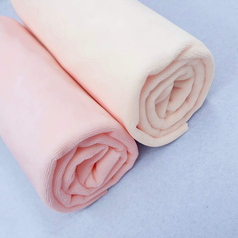 1mm Pile Length Skin Fabric Polyester Soft Thickened Cotton Doll Special Skin Color Fabric Handmade Material