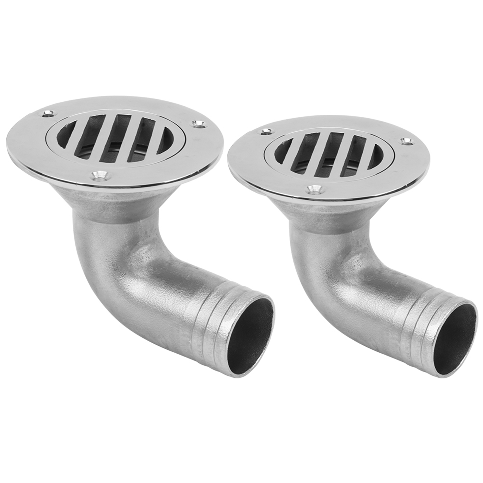Marine Boat Hardware Accessories Boat Floor Drain 316 Stainless Steel Marine 90 Degree Boat Floor Deck Water Drain