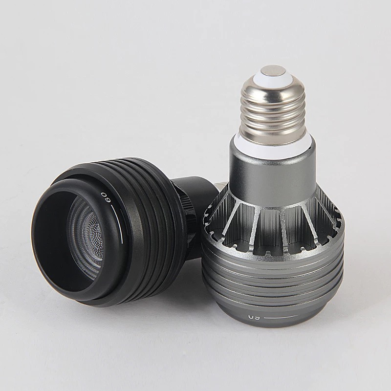 E27- led-spotlight par 20- lampa kan fokuseras 15-60 °cob-lampa för fiskakvarium, restaurang, kruka, restaurang, hushållsbelysning 7 w 10 w 12w