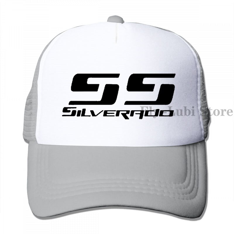 Chevrolet Silverado Ss(3) gorra de béisbol para hombre y mujer gorra ajustable de: 3-Gray