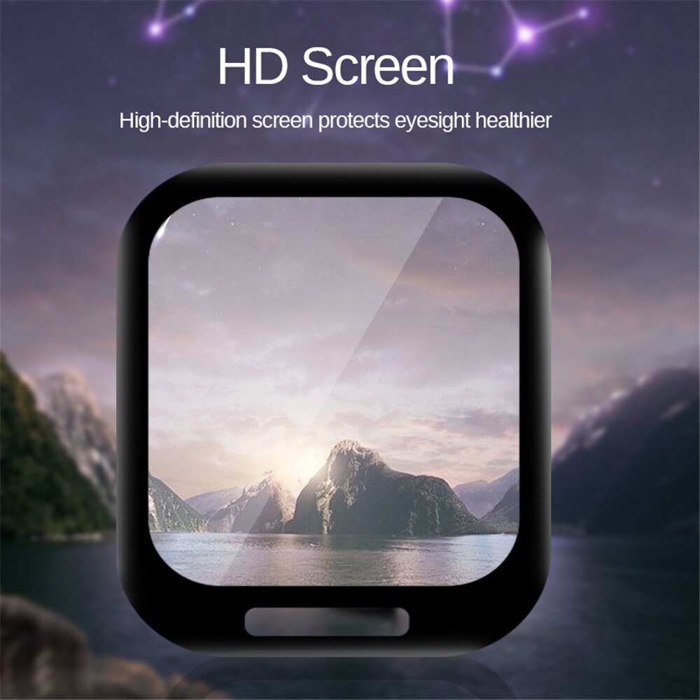 Película de vidro de proteção para huami amazfit bip lite, cobertura completa, filme protetor de tela inteligente, smartwatch, 3 peças