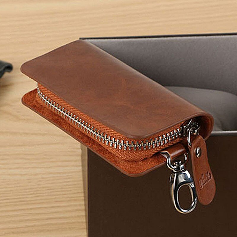 Lederen sleutelhanger sleutelhanger lederen sleutelhanger leer chaveiro couro autosleutel case brelok do kluczy samochodowych porta chaves