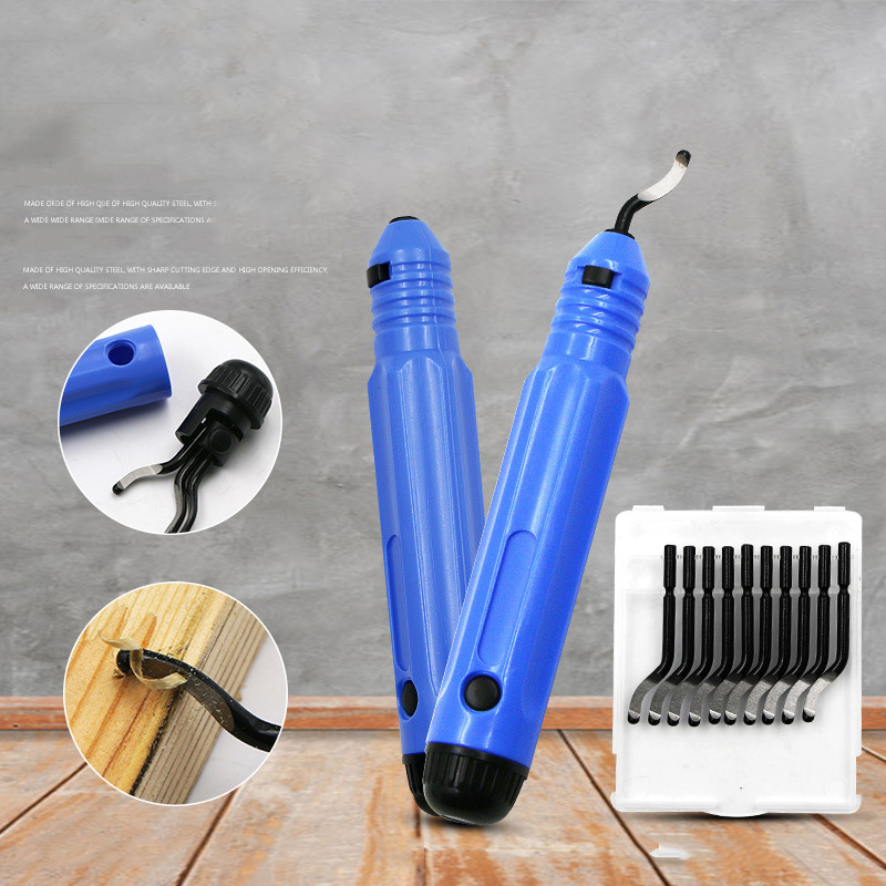 Kit d&#39;outils d&#39;ébavurage pour réparation du métal, outils d&#39;ébavurage pour le bois et le plastique