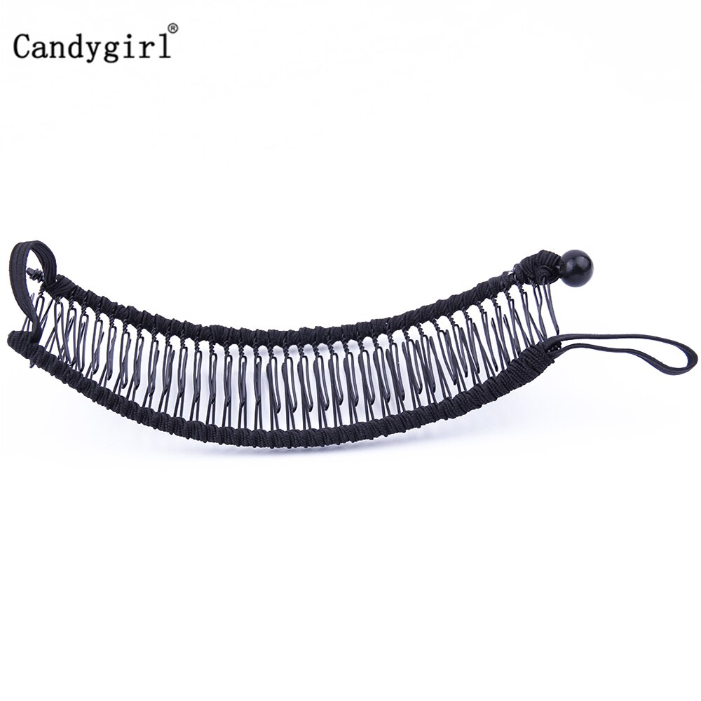 Pince banane pour cheveux épais, naturels, bouclés, Vintage, extensible, multi-styles, peigne, accessoires pour cheveux