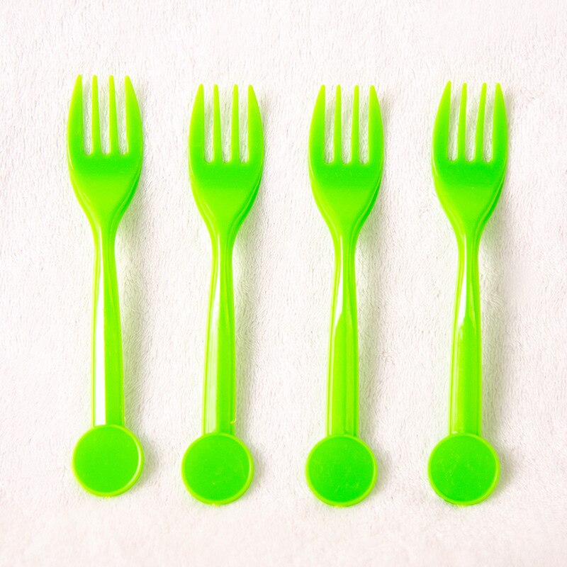 Vaisselle jetable à thème d'animaux de ferme, fournitures de fête d'anniversaire, serviettes en papier de Jungle, décoration de Ranch et de Zoo, assiettes: fork 10pcs