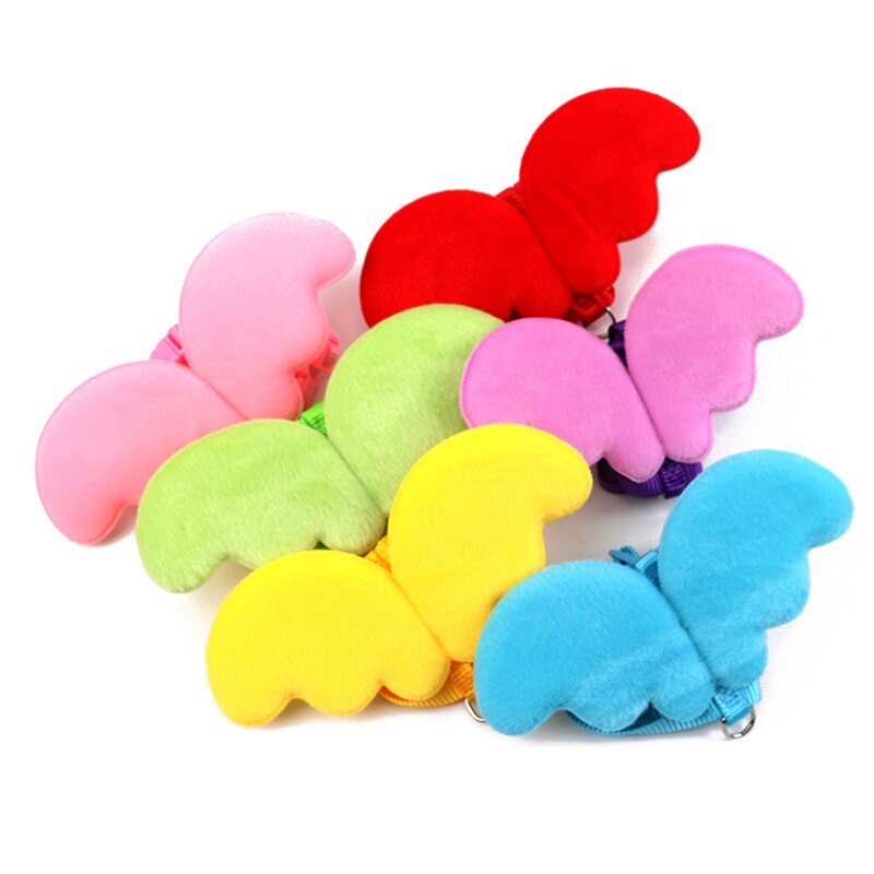 Laisse pour animaux de compagnie, petit ange, sangle de poitrine, ailes, ensemble de harnais pour chien, chat, lait, petit chien, corde pour Mini chien, chiot, fournitures