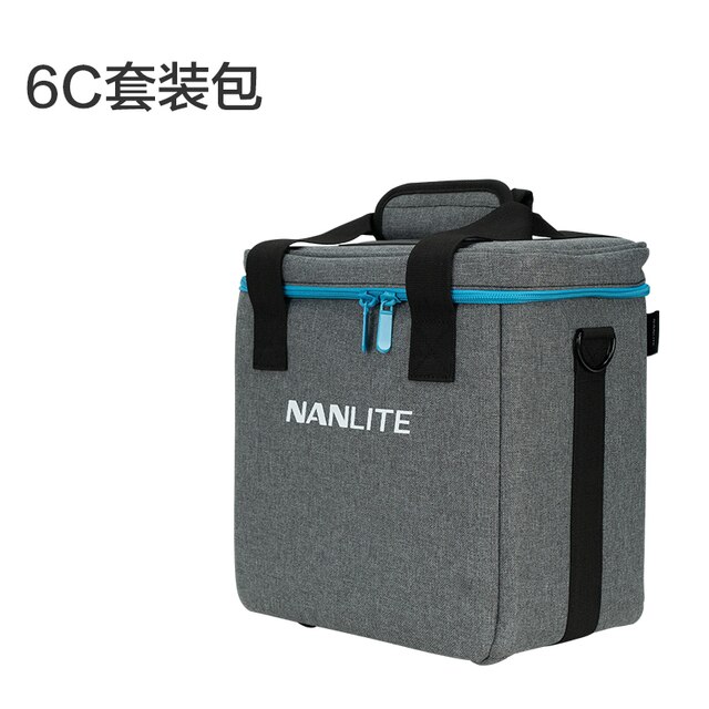 Nanlite – tube lumineux magique PavoTube II 6C, sac étanche, bâton lumineux rgb, poignée portable, trépied, accessoire léger, grille