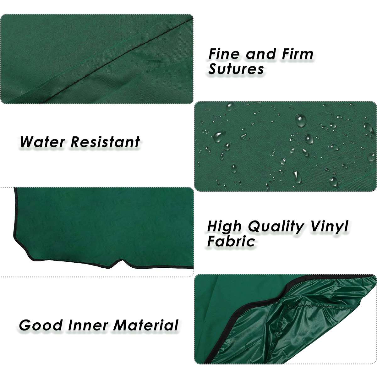 150*50*10cm schommelkussens 5 kleuren waterdicht stofdicht stoelvervanging luifel reserve stoffen hoes stofhoezen 3- zits