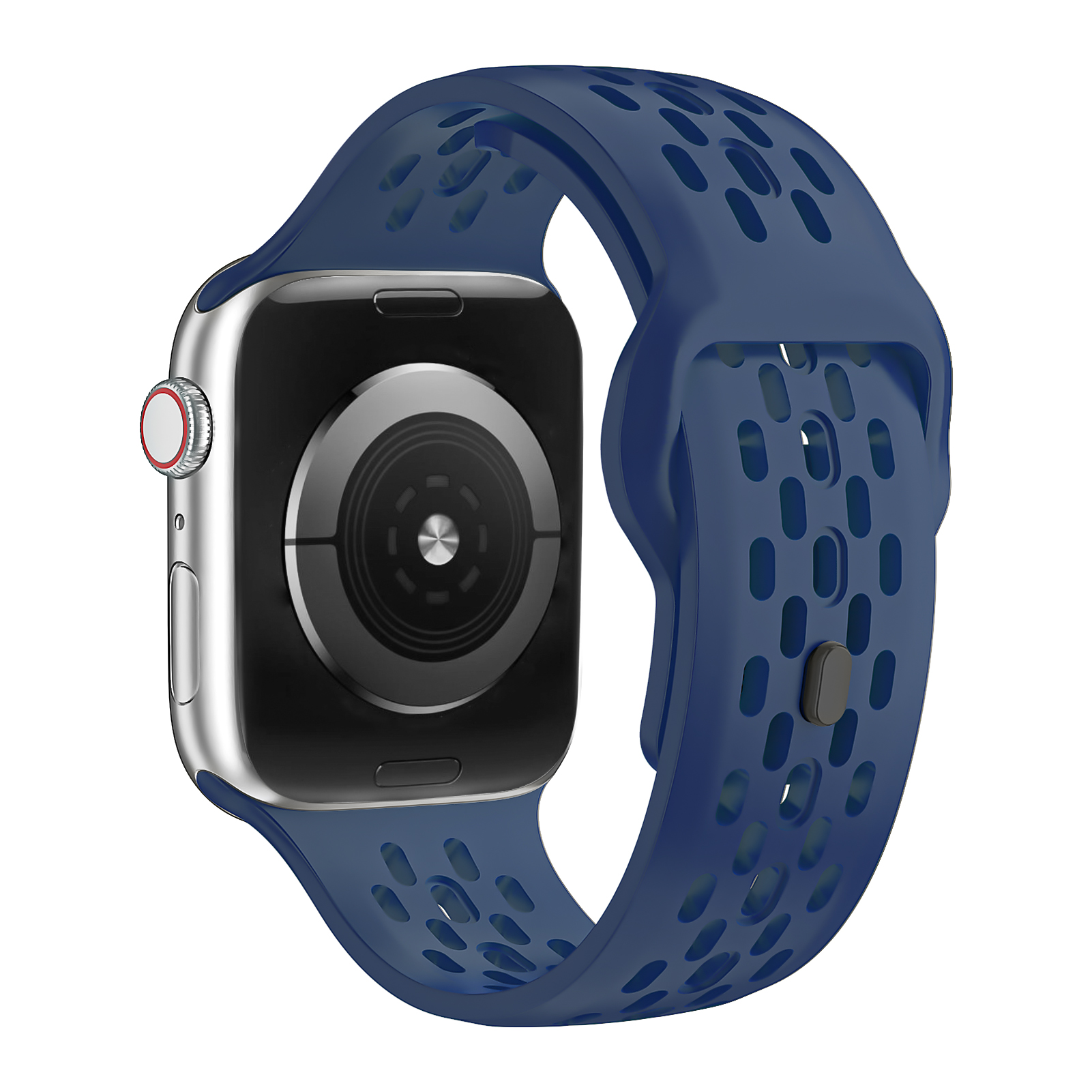 Sportsilikon för apple watch-armband 44mm 45mm 49mm 40mm 41mm 38mm 45 mm correa-armband iwatch-serien 9 8 7 6 5 se ultra 2 band: Lila grön / 22mm