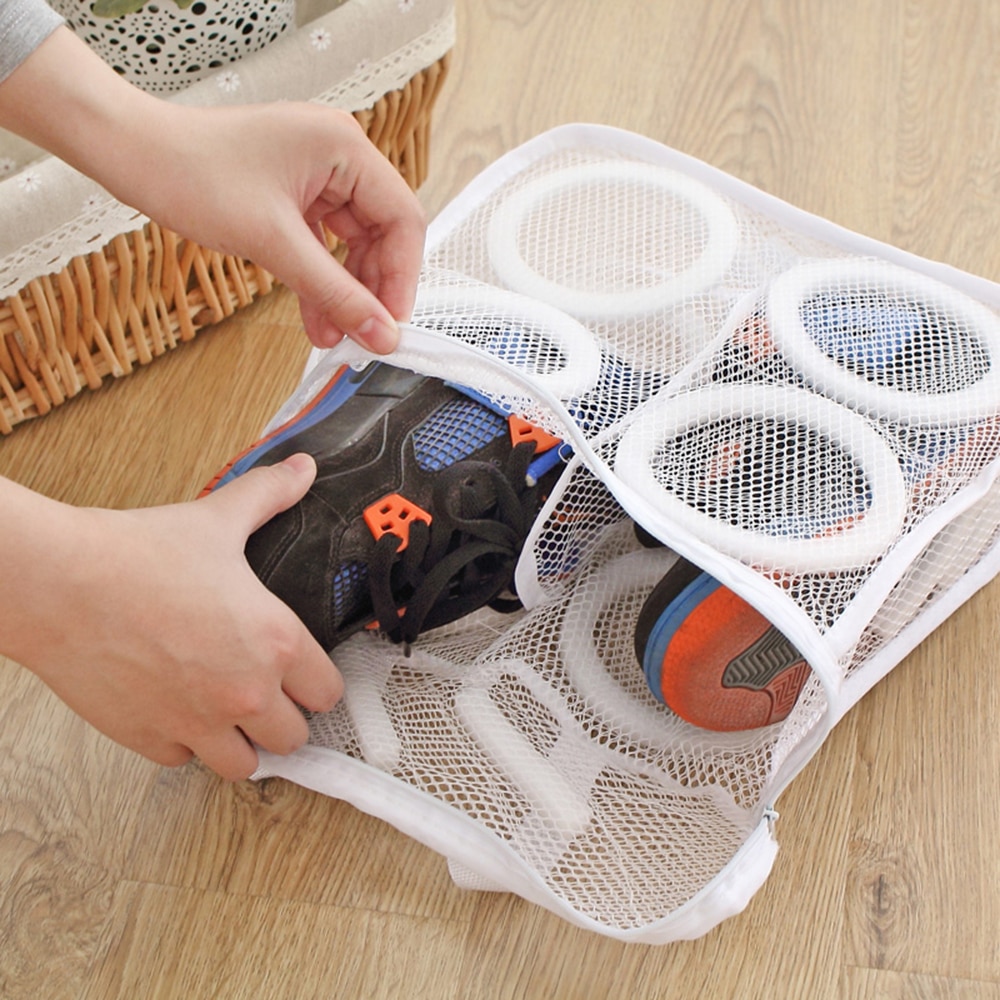 Niceyard beschermende organizer waszakken mesh waszak voor schoenen ondergoed bh schoenen luchten drooggereedschap luie schoenen waszak