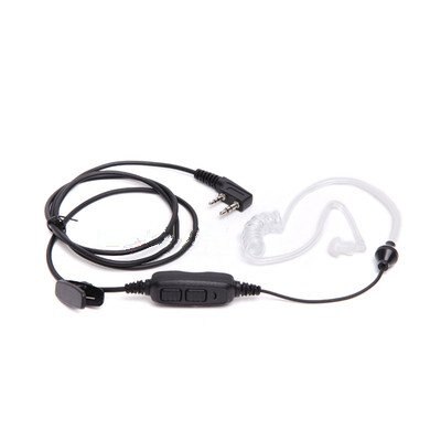 Dual PTT Luftkanal Ohrhörer Mit Mic Headset für Baofeng Two Way Radio UV-82 UV 82 UV82L UV-89 Zubehör