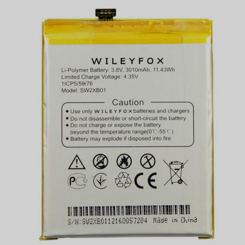 3010Mah Batterij Voor Wileyfox Swift 2X/2 X/SW2XB01 Mobiele Telefoon Batterij