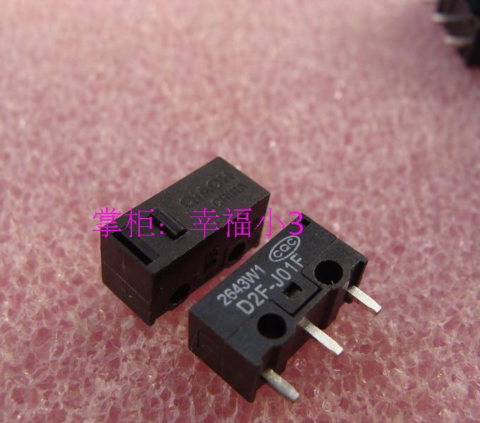 Original QIAOH D2F-J01F Mouse Micro Switch Follow Omron Mouse Technology Mouse Button Black Dot