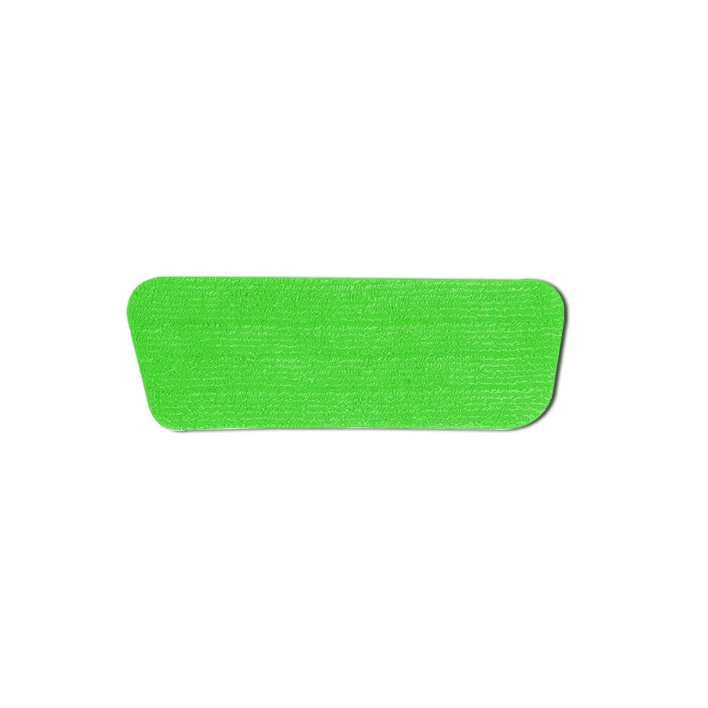 Mopa plana, gamuza de repuesto, accesorio de cabeza de mopa adhesiva, paño absorbente para fregar para el hogar: green