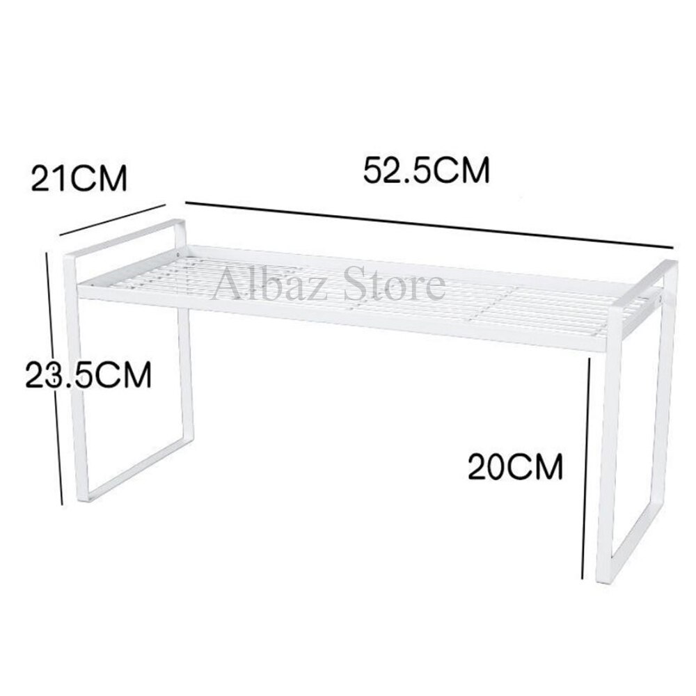 Kitchen Organizer Cabinet Layered Shelves Desktop Storage Cabinets Kitchen Gadget Supplies Storage Rack Spice Jar Cabinet Shelf: White high big