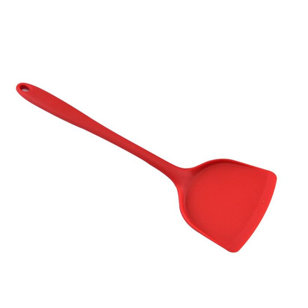 Silicone Kitchen ware Cooking Utensils Spatula Beef Meat Egg Kitchen Scraper Wide Pizza Cooking Tools Shovel Non-stick