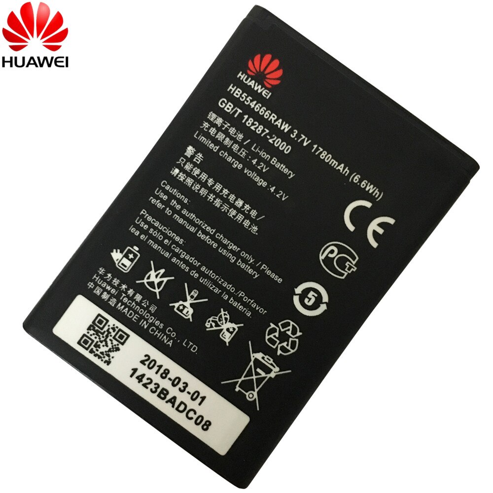 HuaWei 100% Original Battery HB554666RAW For Huawei 4G Lte WIFI Router E5372 E5373 E5375 EC5377 E5330 Replacement Phone battery