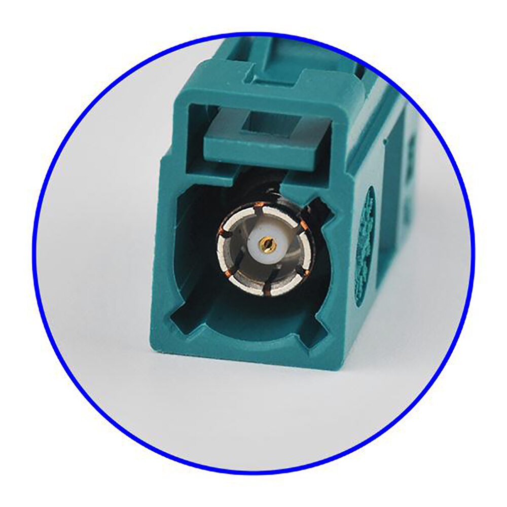 Superbat 10 stk fakra stik crimp hun vandblå  /5021 neutral kodning til koaksialkabel lmr 195 rg58