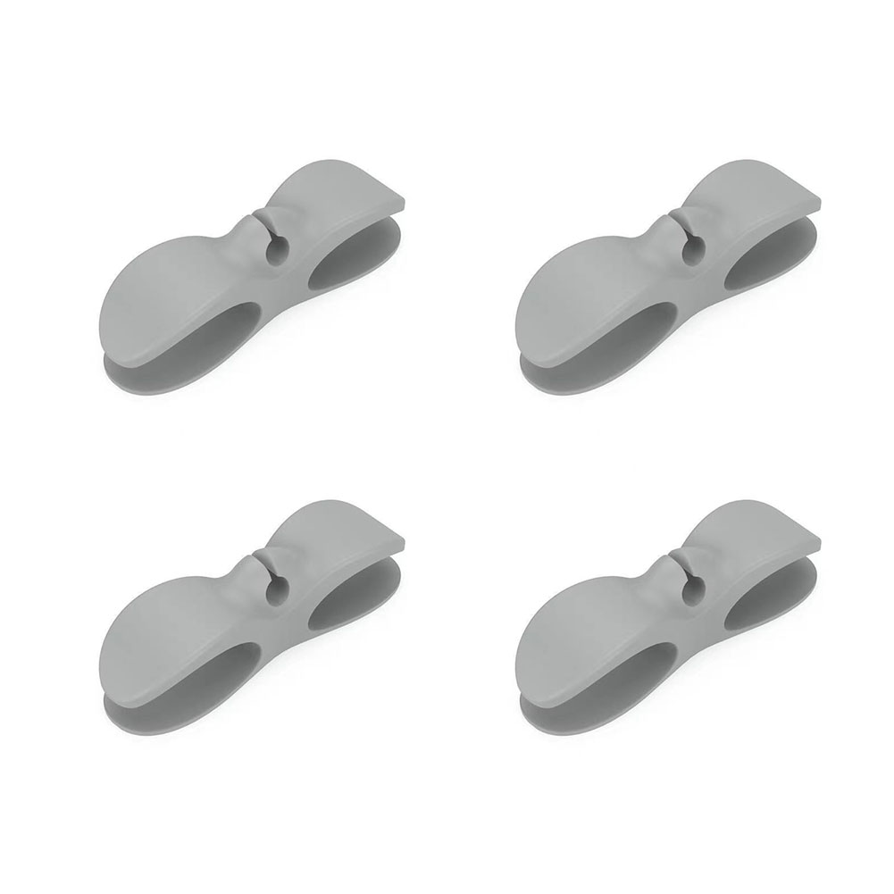 4pcs Cord Manager For Kitchen Appliance Wire Holder Cable Winder Bathroom Office Cord Management Cord Organizer Clips Wrapper