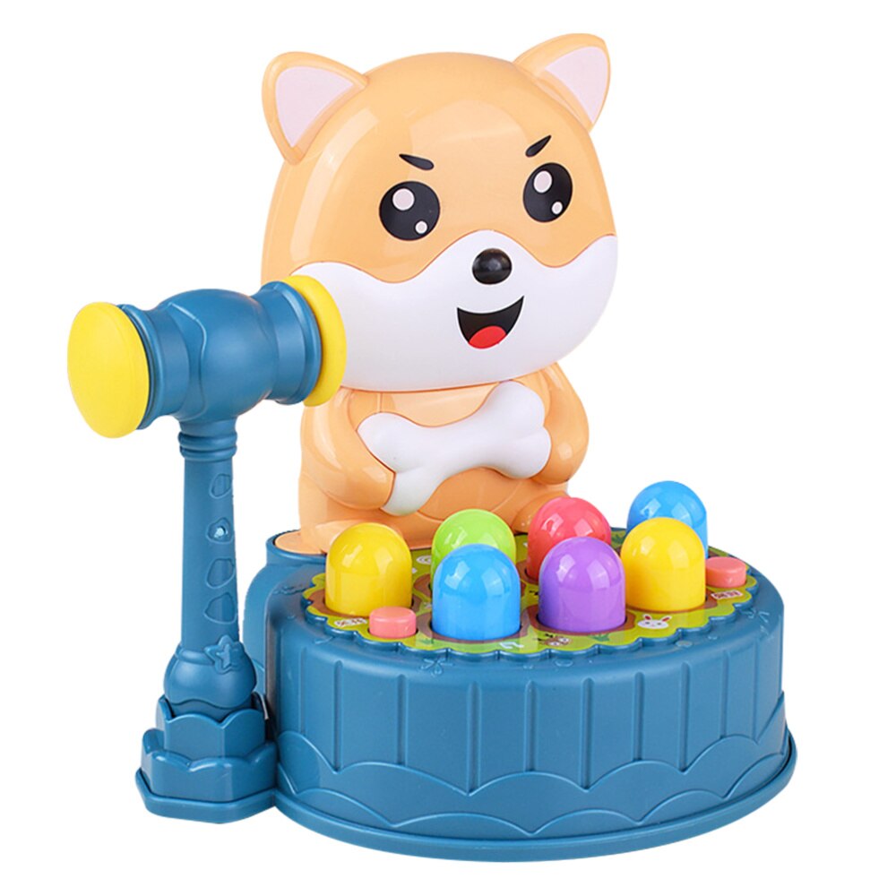 1 zestaw młotkowania i walenia musical bawidełko dziecko edukacyjny (niebieski)