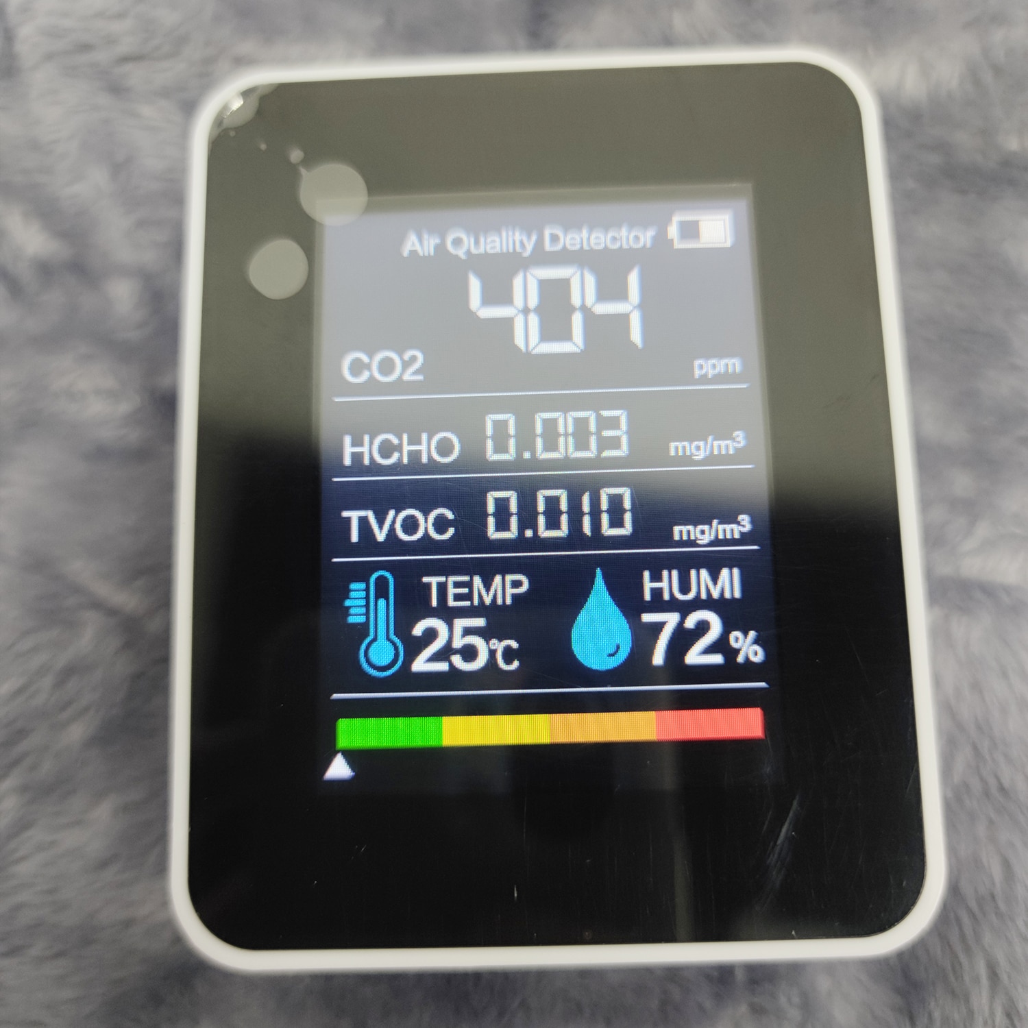 Multifunctional Air Tester CO2 TVOC HCHO TEMP HUMI Meter Temperature Humidity Measuring Device Carbon Dioxide Monitor