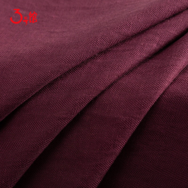 30% linen 70% Viscose fabric wine for sewing dress and pants summer fabric 1 yard/piece W300536