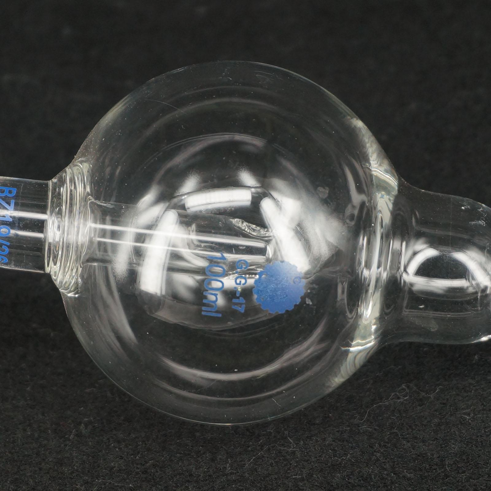 100ml Bump Trap 19/26 to 19/26 Ground Joint Lab Glass Rotary Evaporator