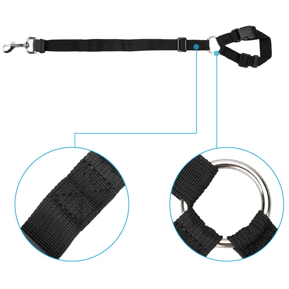 Verstelbare 2 Pc Pet Hond Kat Veiligheid Seat Belt Riem Auto Hoofdsteun Restraint Nylon Stof Hond Hoofdsteunen Voertuig Veiligheidsgordel Harnas