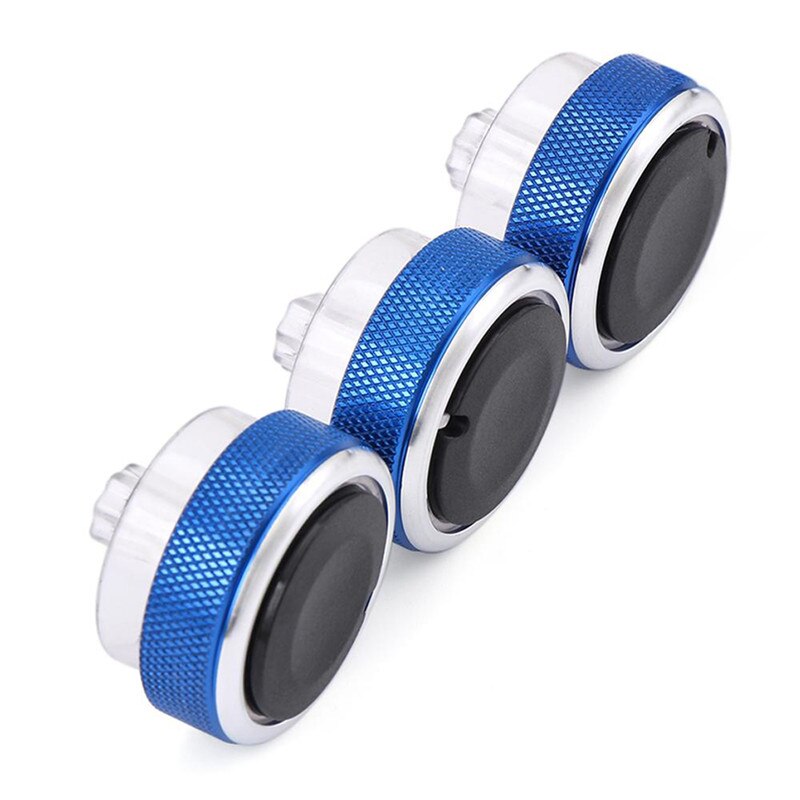 Boutons de commande de climatiseur pour Ford Focus 05-14 2 3 Mondeo, interrupteur de commande de climatisation, accessoires de voiture, 3 pièces: Bleu