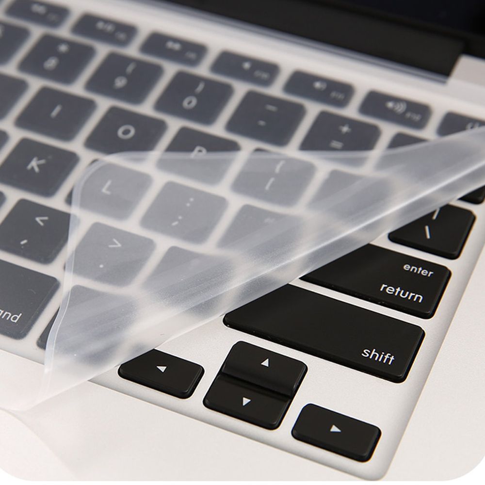 Universelle Laptop-Tastaturabdeckung, staubdicht, wasserdicht, Silikon-Tastaturfolie, transparent, für 12–17 Zoll Notebook-Computer, Tastaturschutz