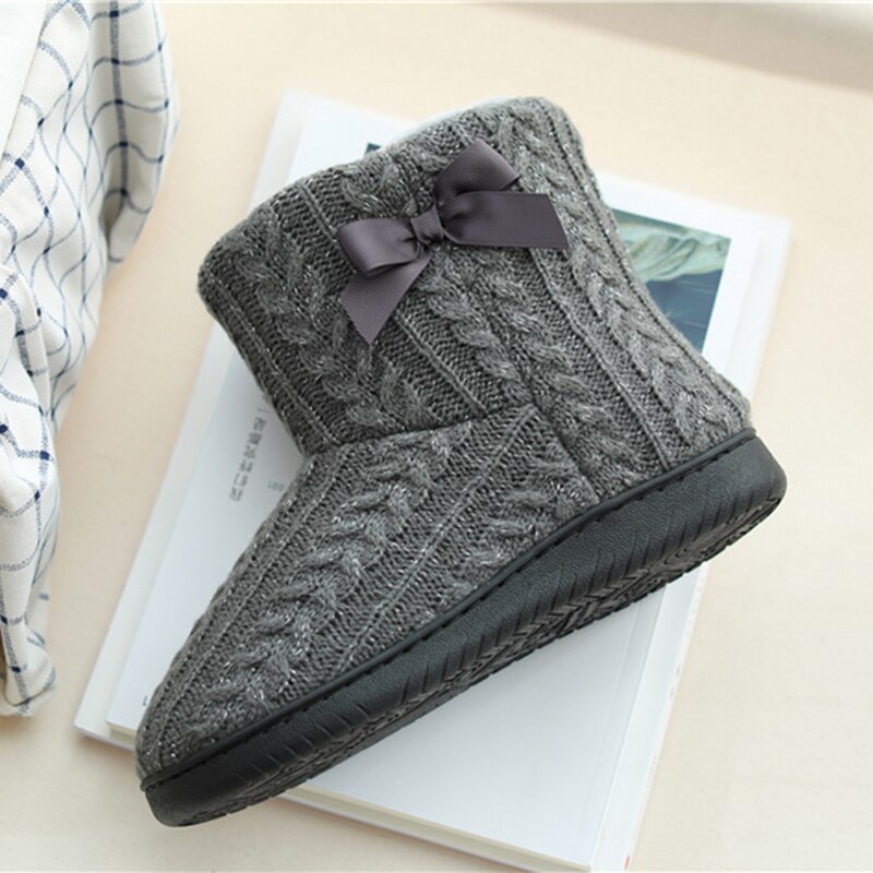 Nuova Delle Donne Caldi di Inverno Della Caviglia Stivali Coperta di Peluche Stivali Casa Accogliente Scarpe DOD886