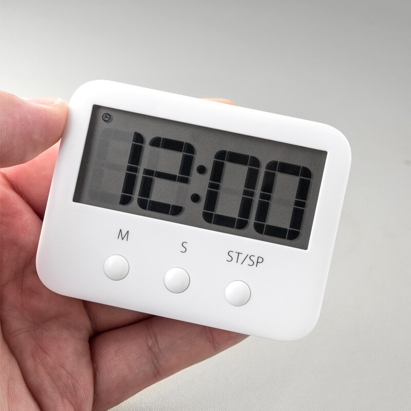 Mini Clock Battery Operate Simple Basic Operation Desktop Digital Electronic Mute Compact Portable for Travel Desk Shelf Bedside