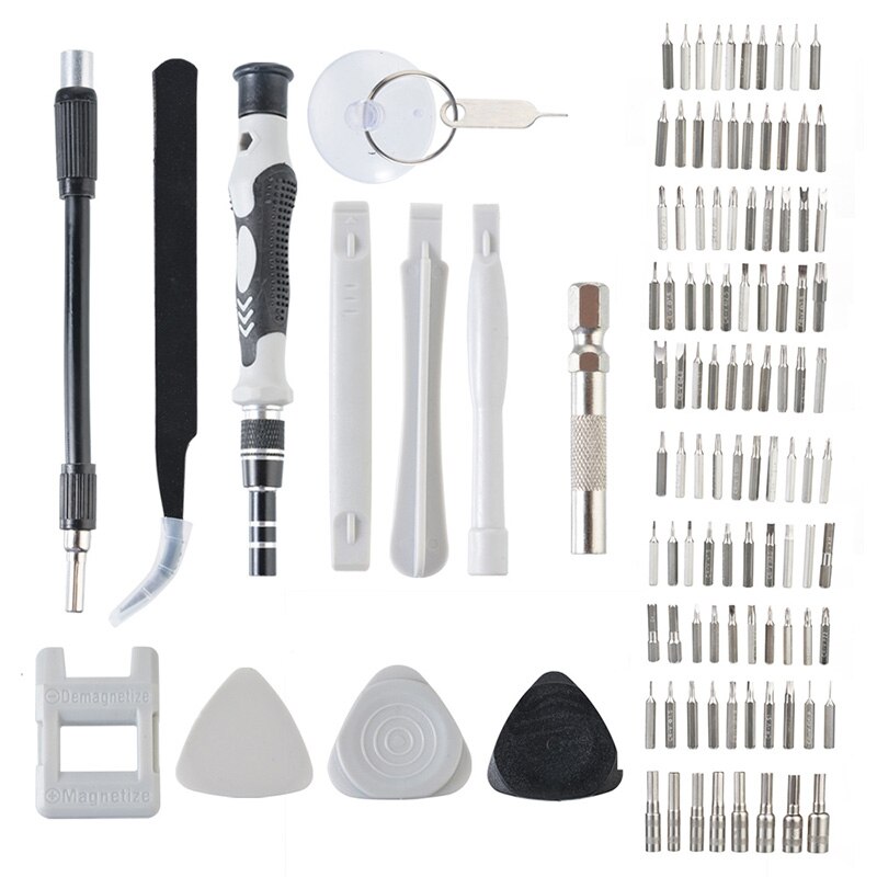 Precision skruvmejsel set 115 in 1 skruvmejsel bit magnetiska torx bitar skruvmejslar handtag telefon reparation handverktygssats