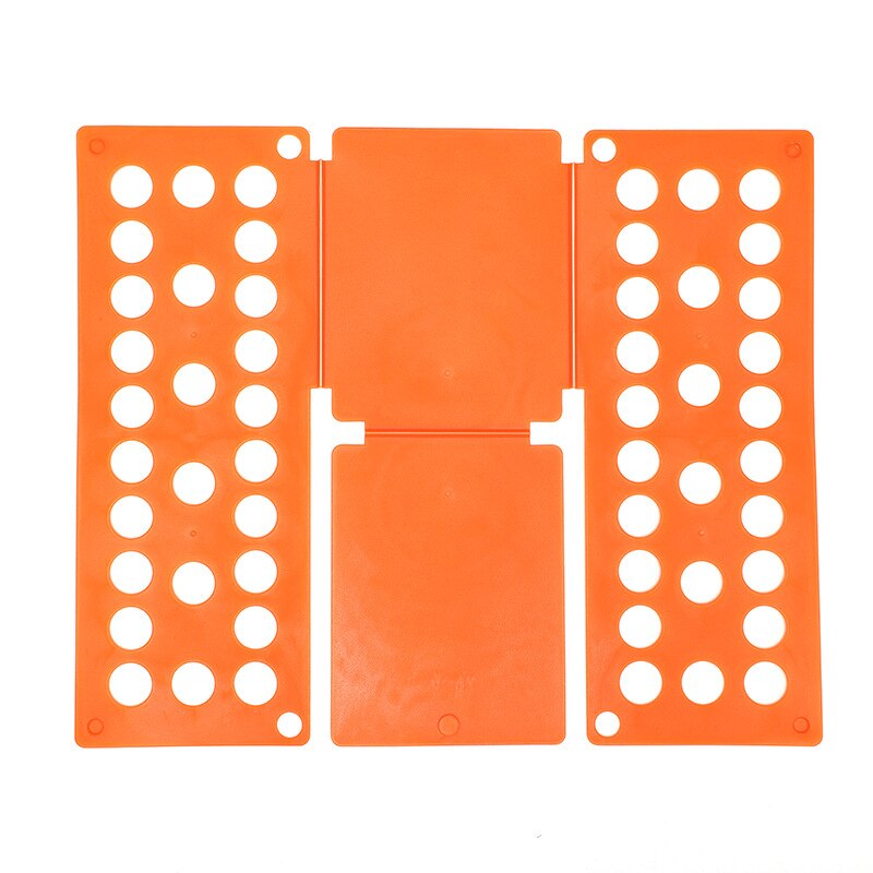 Planche magique à plier le linge pour adultes et enfants, accessoire pour le pliage rapide des vêtements et t-shirts: orange