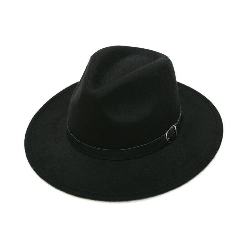 Unisex Hat Women Felt Hat Fedora Hats Women Classic British Imitation Woolen Autumn Winter Laday Jazz Streetwear Felt Hats: B