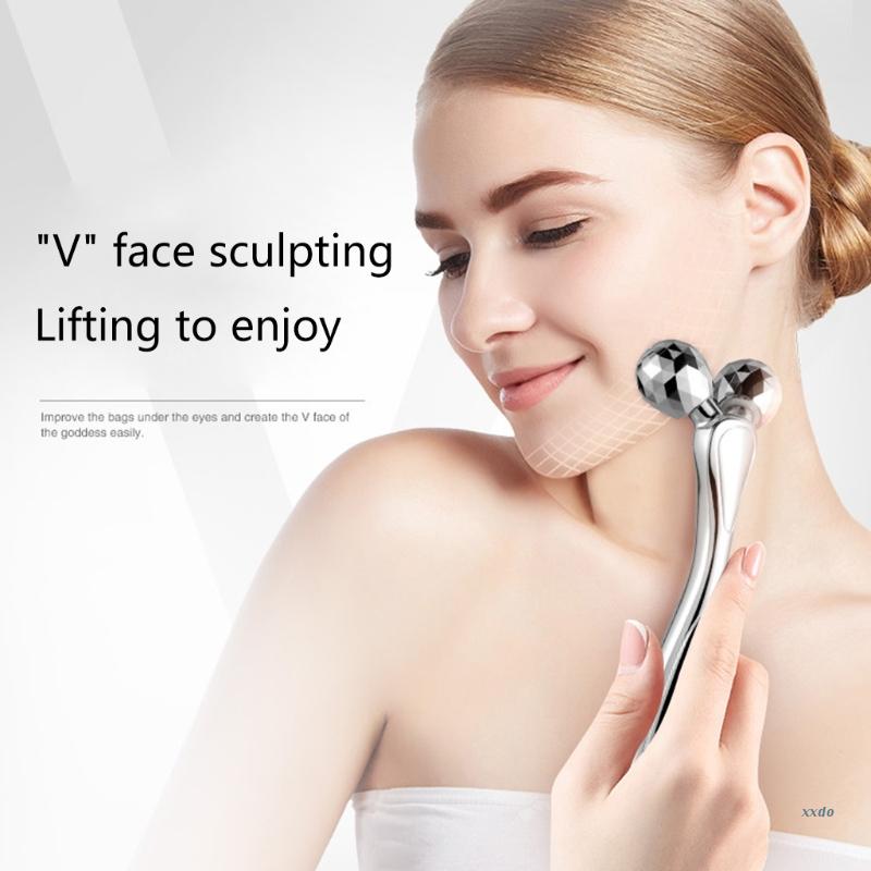 3D Roller Massager 360 Draaien Dunne Gezicht Full Body Vorm Massager Lifting Rimpel Remover Facial Massage