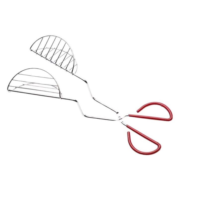 Taco Shell Maker Press Tortilla Fryer Tongs Plated Steel Kitchen Aidgrainder Tools: Default Title