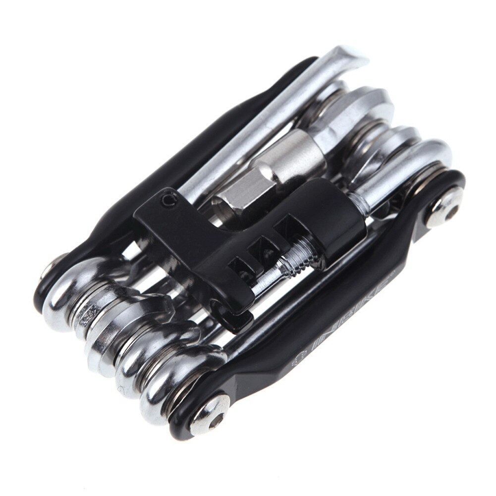 Bike Bicycle Multi Repair Tool Set Kit Hex Spoke Cycle Screwdriver socket Tool Wrench Mountain Cycle Tool MTB Sets wheel repair: Black
