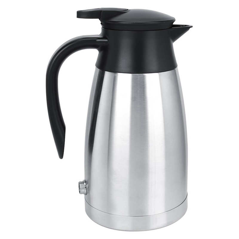 Bouilloire de voyage pour voiture 12 V 120 W 750 ml en acier inoxydable