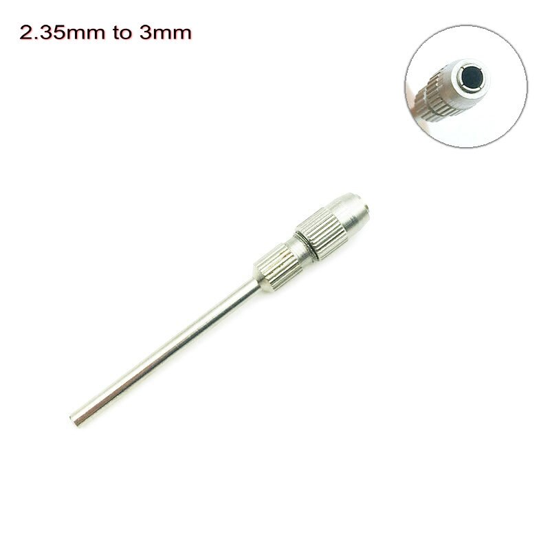 1Pc Dental Boor Bur Adapter Converter 2.35Mm Naar 1.6Mm/2.35Mm Tot 3Mm Schacht Polijstmachine voor Dental Lab