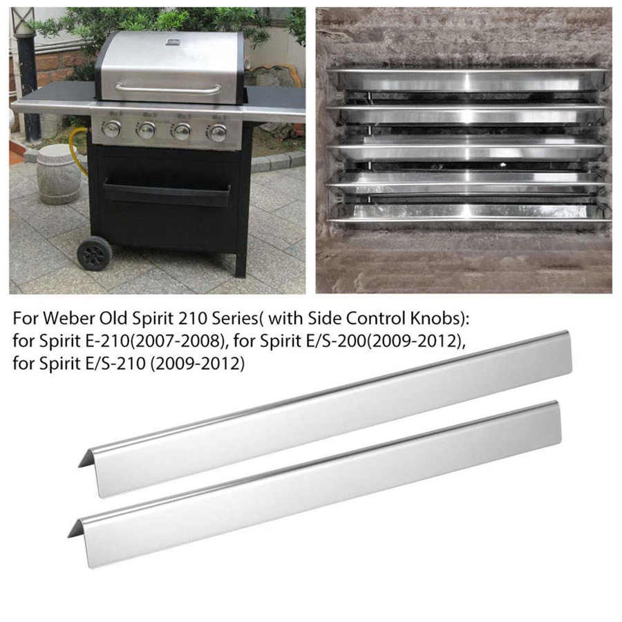 2 st gasolgrill värmeplatta bbq värmetält tillbehör till weber/spirit serien grilltillbehör