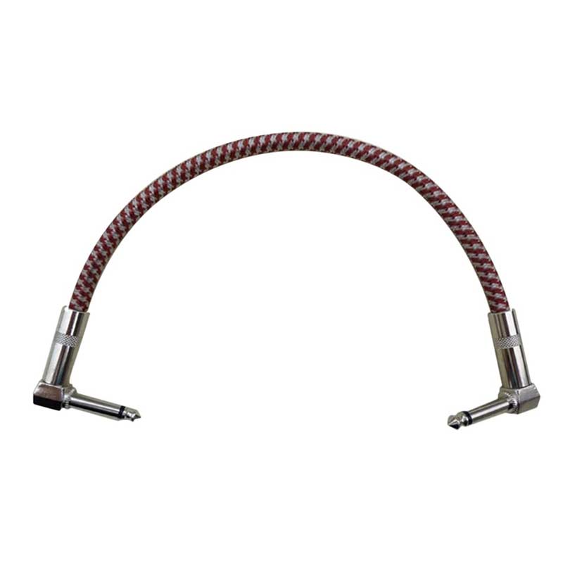 30cm flettet instrument gitar kabel lapp ledninger linjer effekt ledning rett vinkel 6.35 lydkabler gitar deler og tilbehør