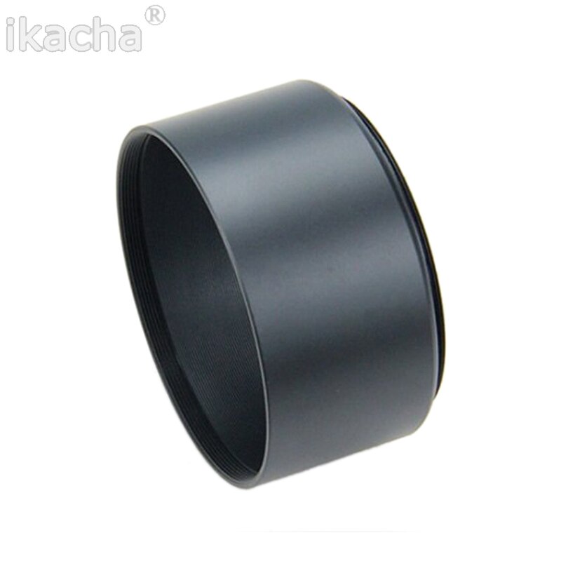 49 52 55 58 62 67 72 77mm Long pare-soleil en métal pour Canon Nikon Pentax Sony Olympus appareil photo