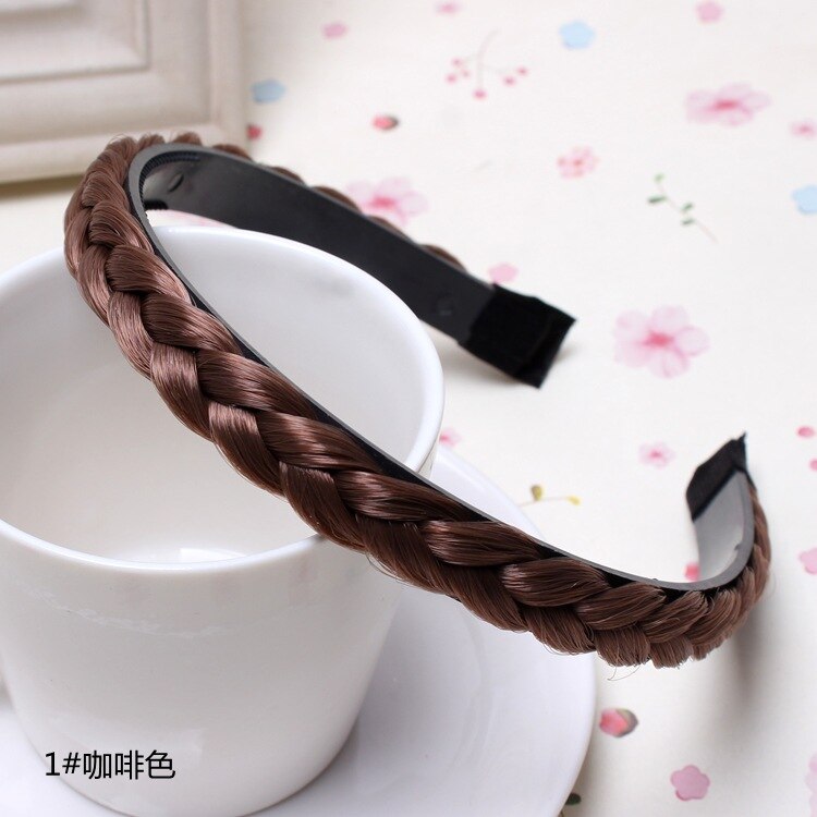 Bandeau fausse torsion tressé pour filles | 1 pièce de version coréenne de cheveux de , cerceau pour tête avec clip boutique