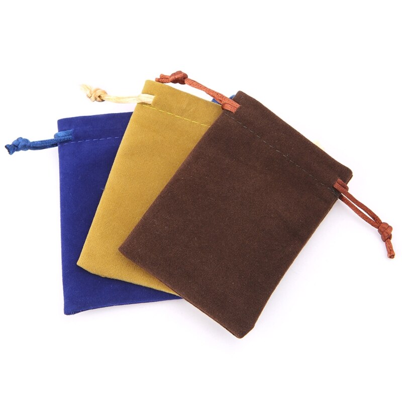 5 sztuk RPG worek kości aksamitna, zamykana na sznurek torby karty do tarota ozdoba do torby 10*12cm wysokiej jakości torba flanelowa prezent torba Drop Shipping